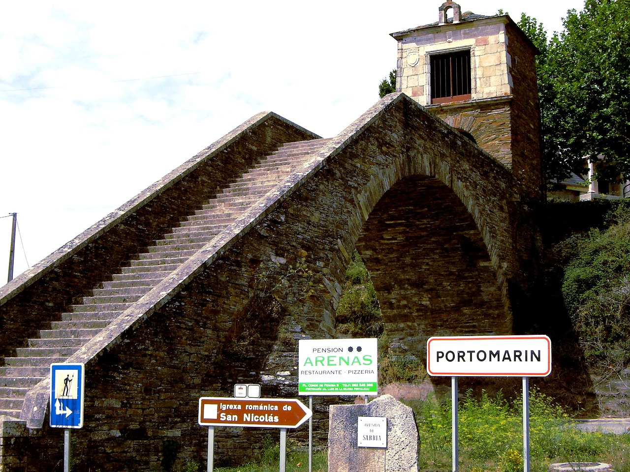 zarándoklat, Camino, Portomarin