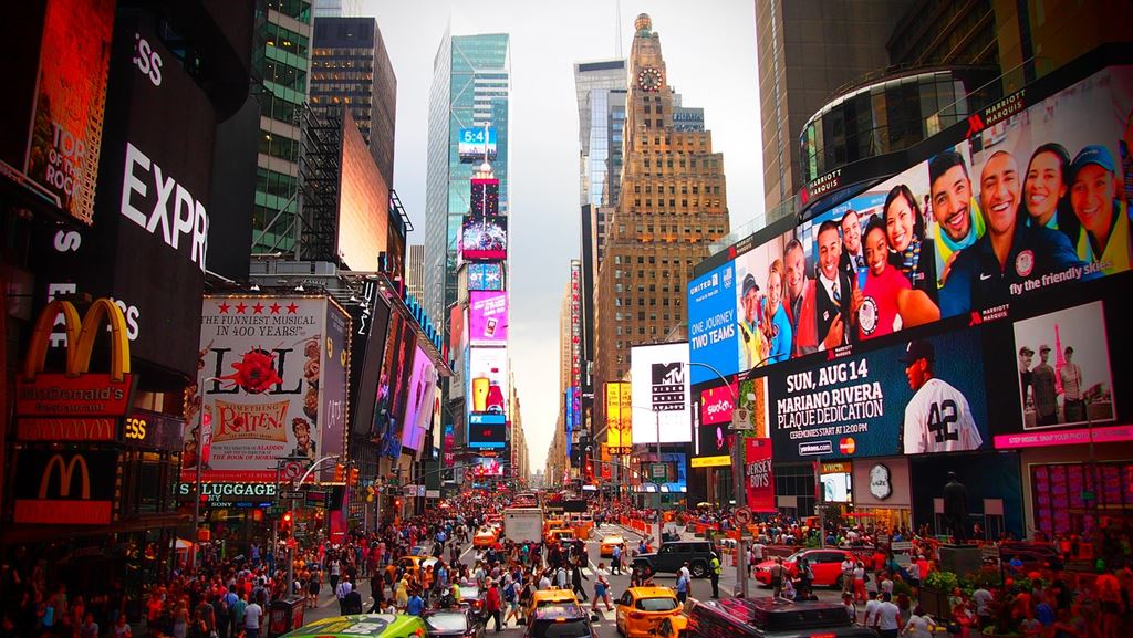 New York, Time Square, Nagy Alma