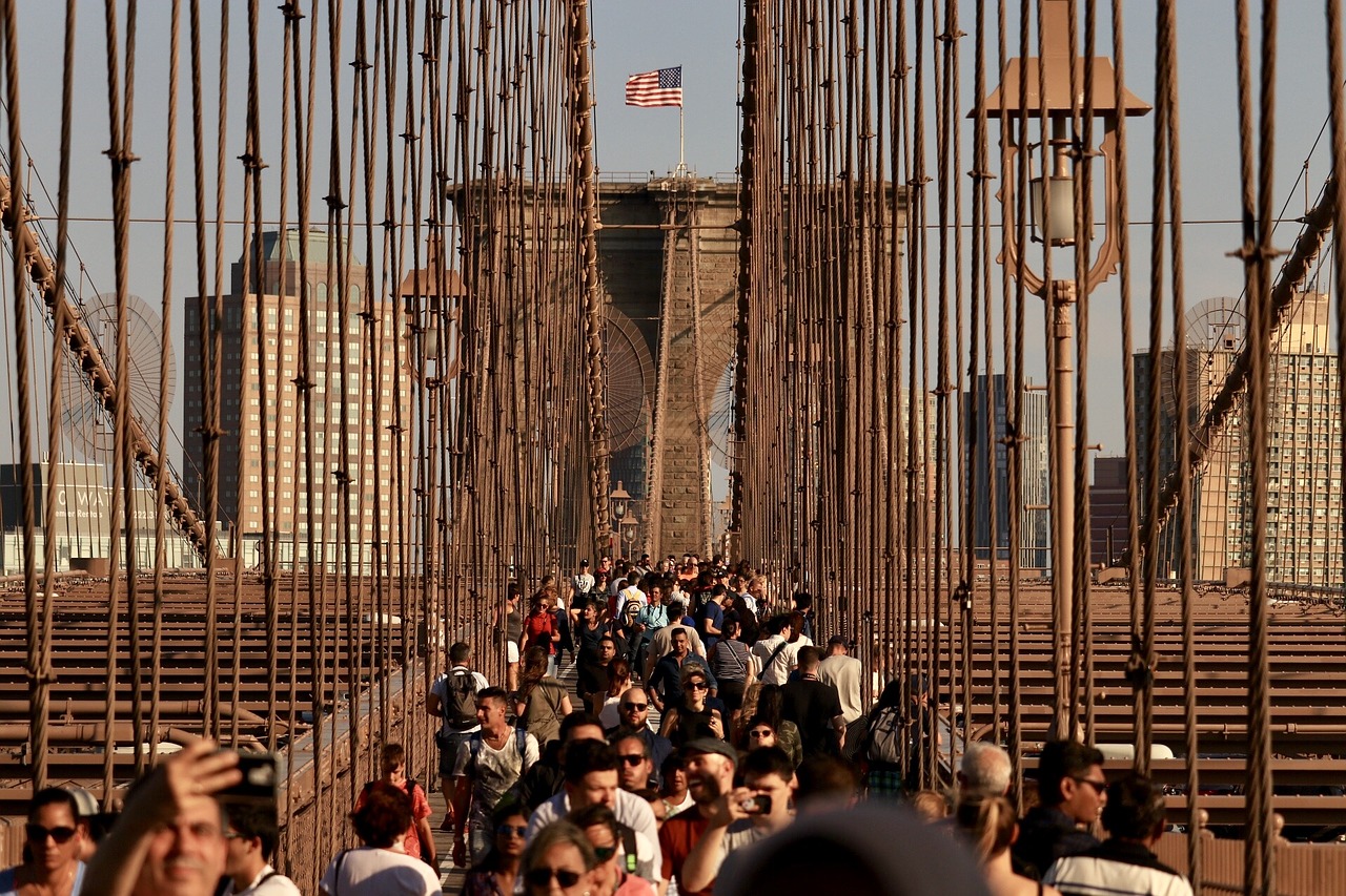 Manhattan, Brooklyn, gyalogos híd